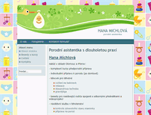 Tablet Screenshot of michlova.cz